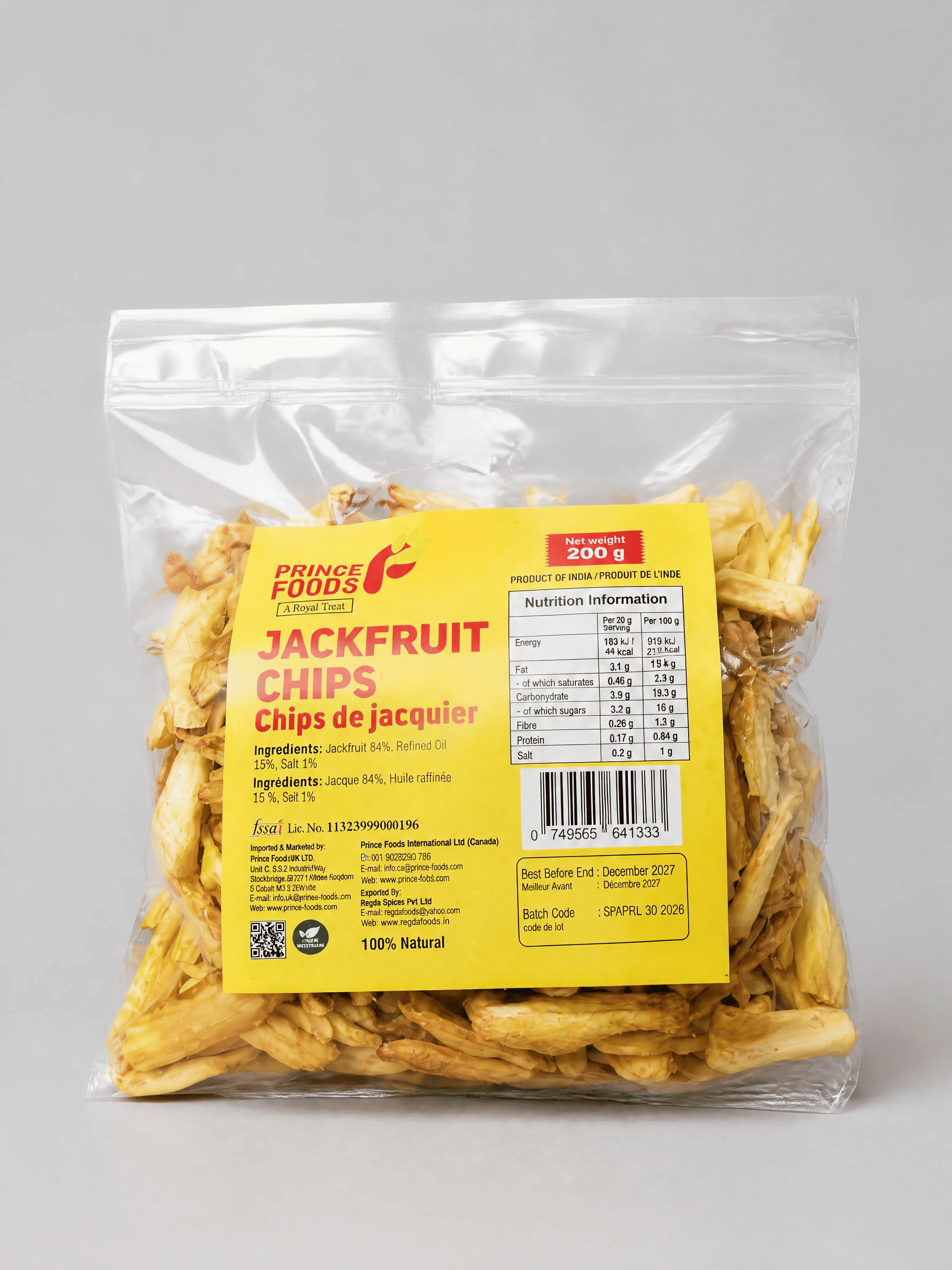 Price Foods JackFruit Chips 200g